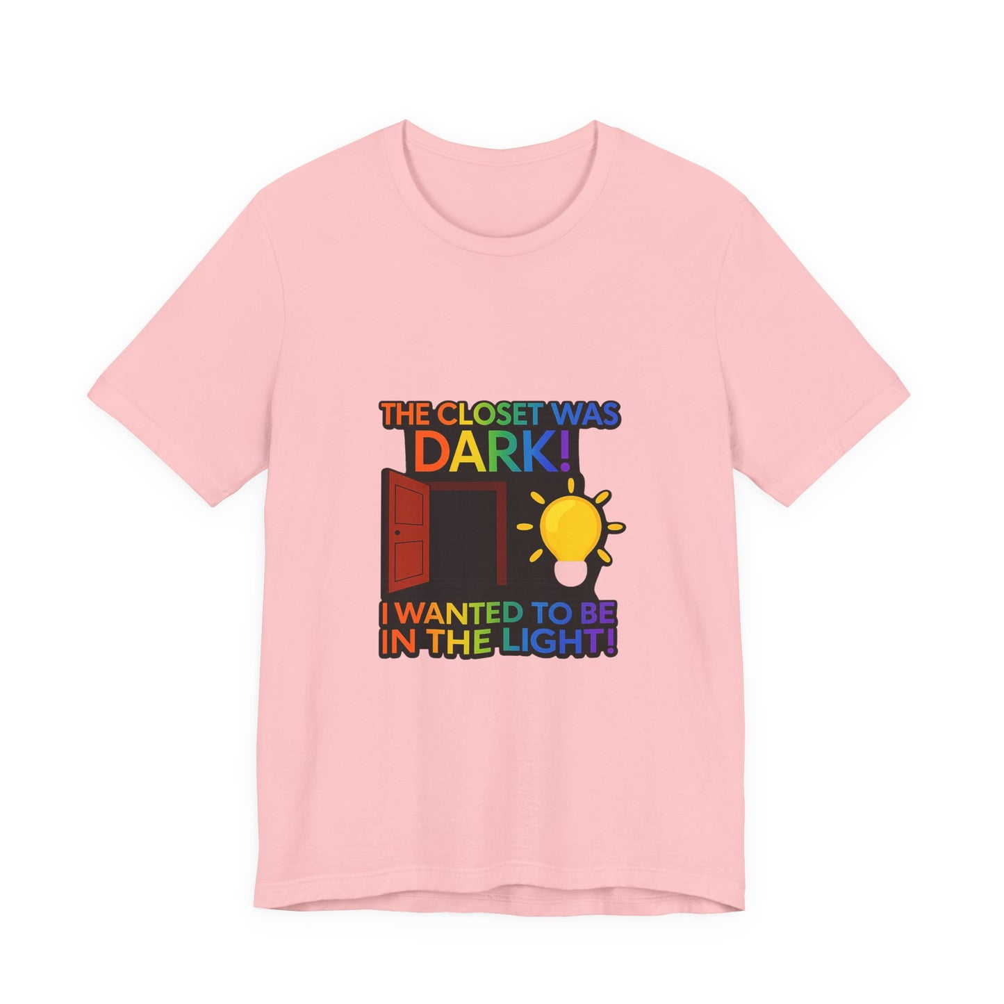 Funny "Coming Out" Pride T-Shirt — Colorful LGBTQ+ Celebration Tee