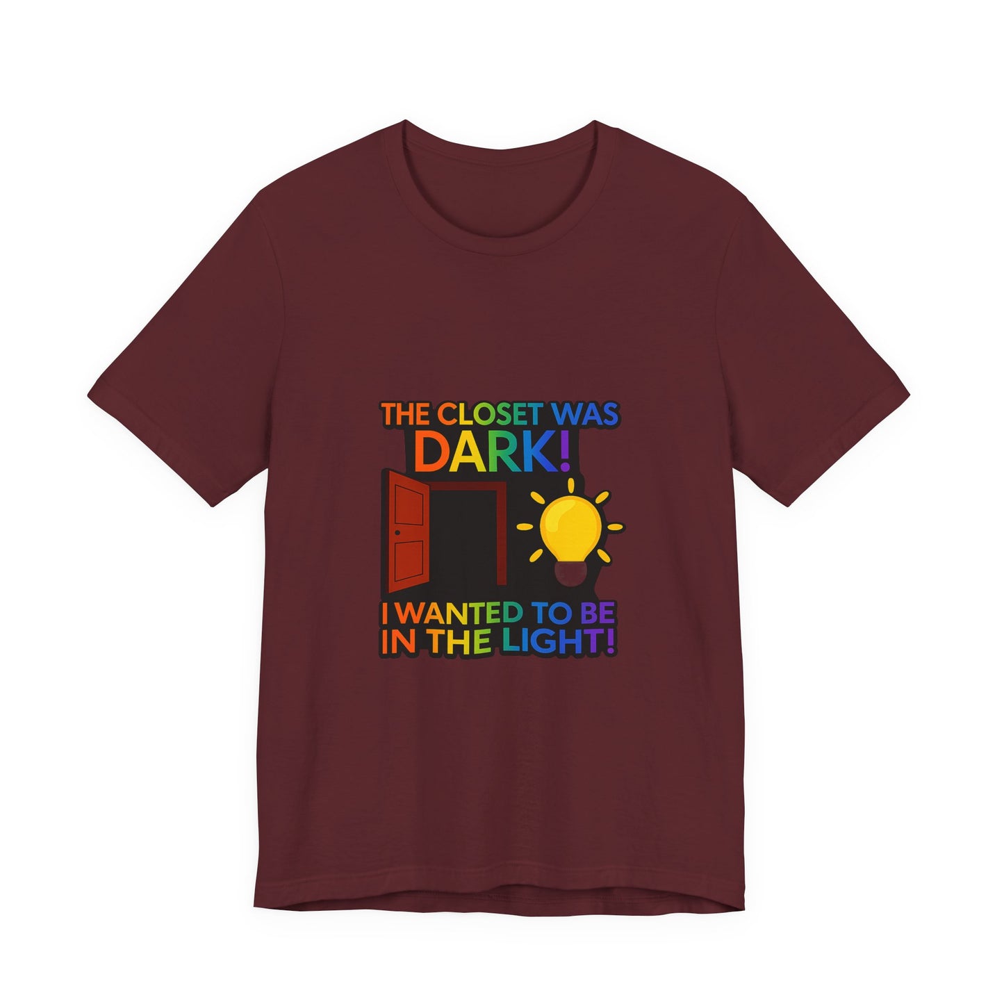 Funny "Coming Out" Pride T-Shirt — Colorful LGBTQ+ Celebration Tee
