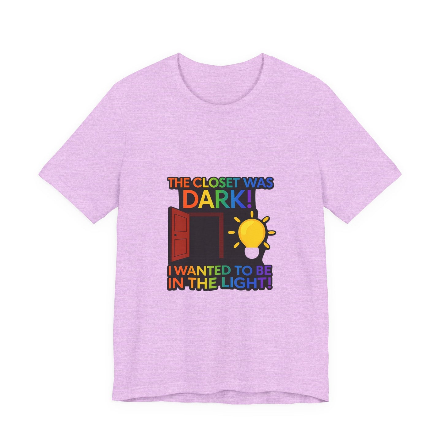 Funny "Coming Out" Pride T-Shirt — Colorful LGBTQ+ Celebration Tee