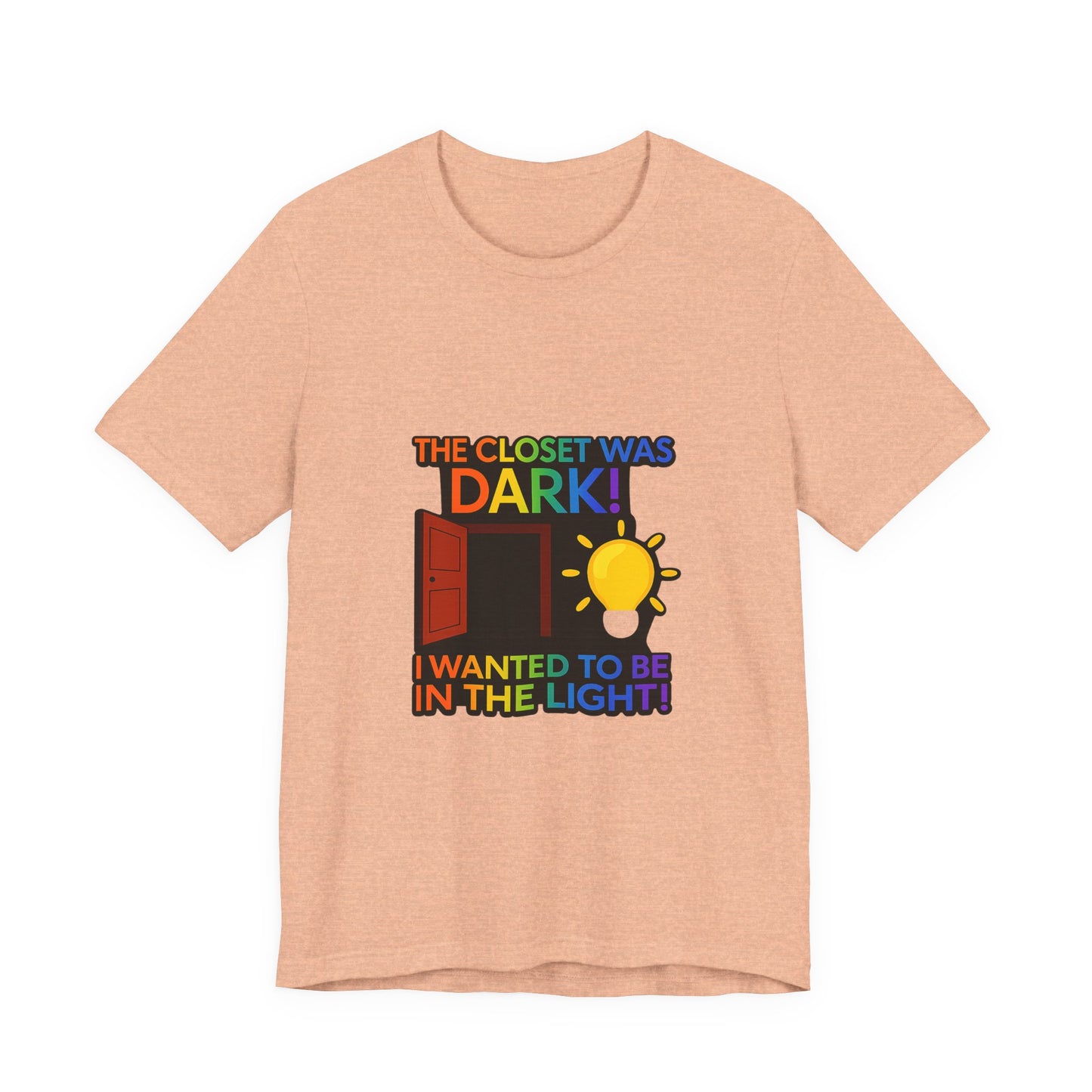 Funny "Coming Out" Pride T-Shirt — Colorful LGBTQ+ Celebration Tee